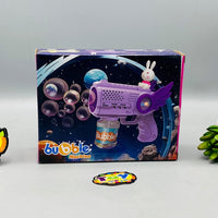 12 Holes Battery Operated Angel Colorful Bubble Gun