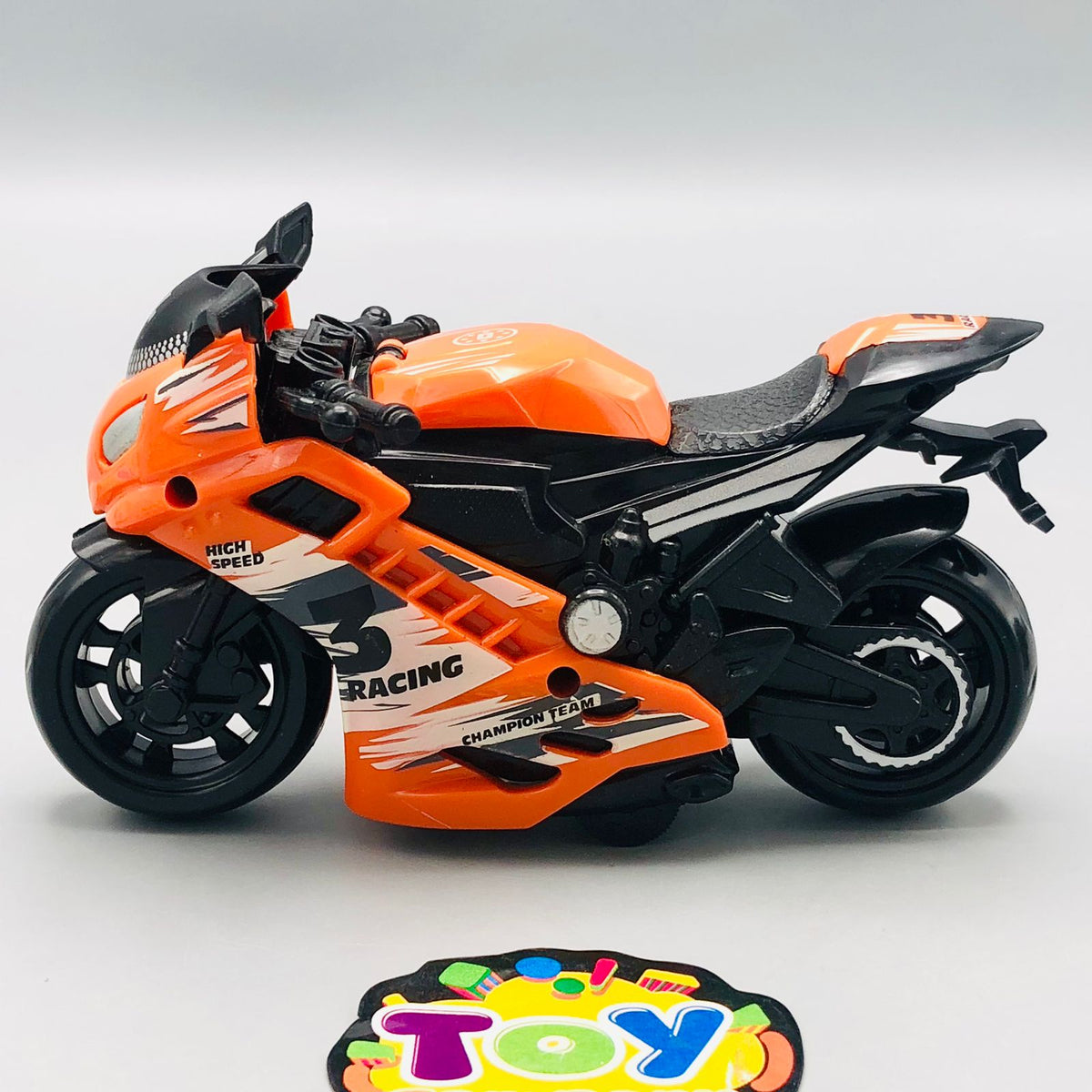 1Pcs ABS Inertial Power Mini Racing Bike