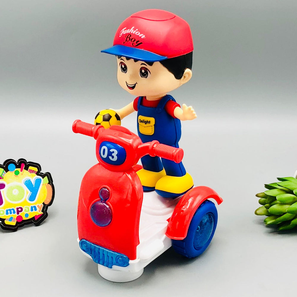 Light & Sound Little Boy Motorcycle Toy
