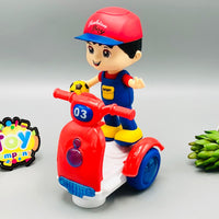 Light & Sound Little Boy Motorcycle Toy