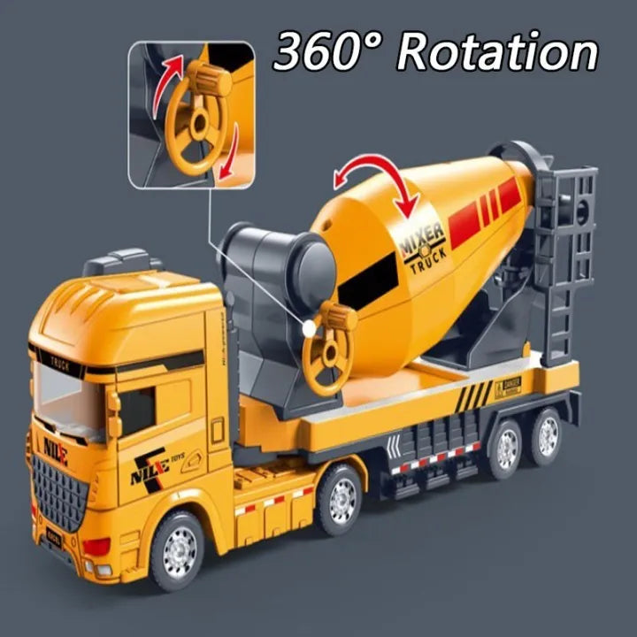 1Pc Friction Movable Engineering Truck - Assortment