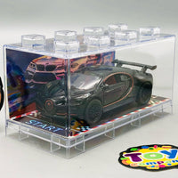 1:64 Diecast Bugatti With Acrylic Display Box - Black