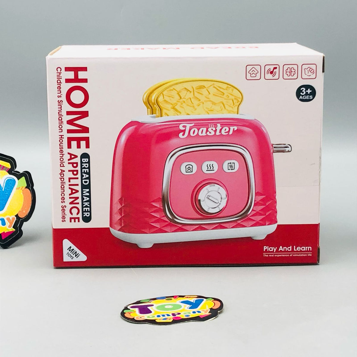 Kids Pretend Play Mini Toaster Toy