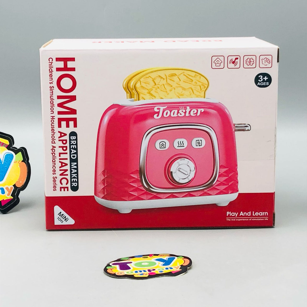 Kids Pretend Play Mini Toaster Toy