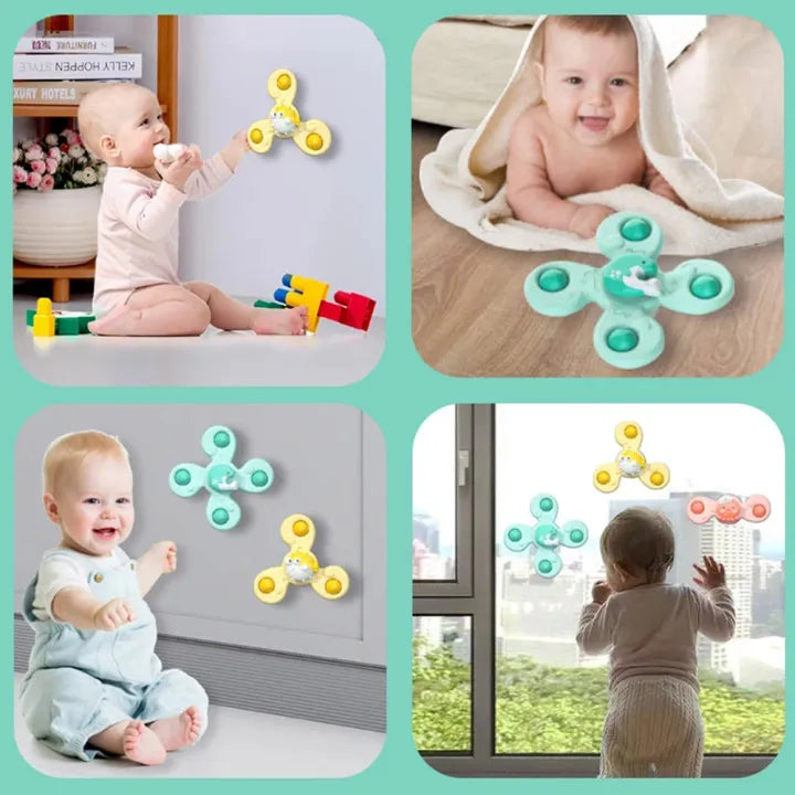 3in1 Sobebear New Born Baby Spinning Rattles