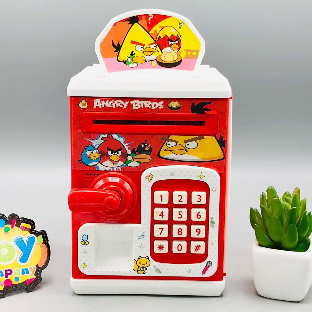 Angry Bird Fingerprint Piggy Bank With Light & Sound