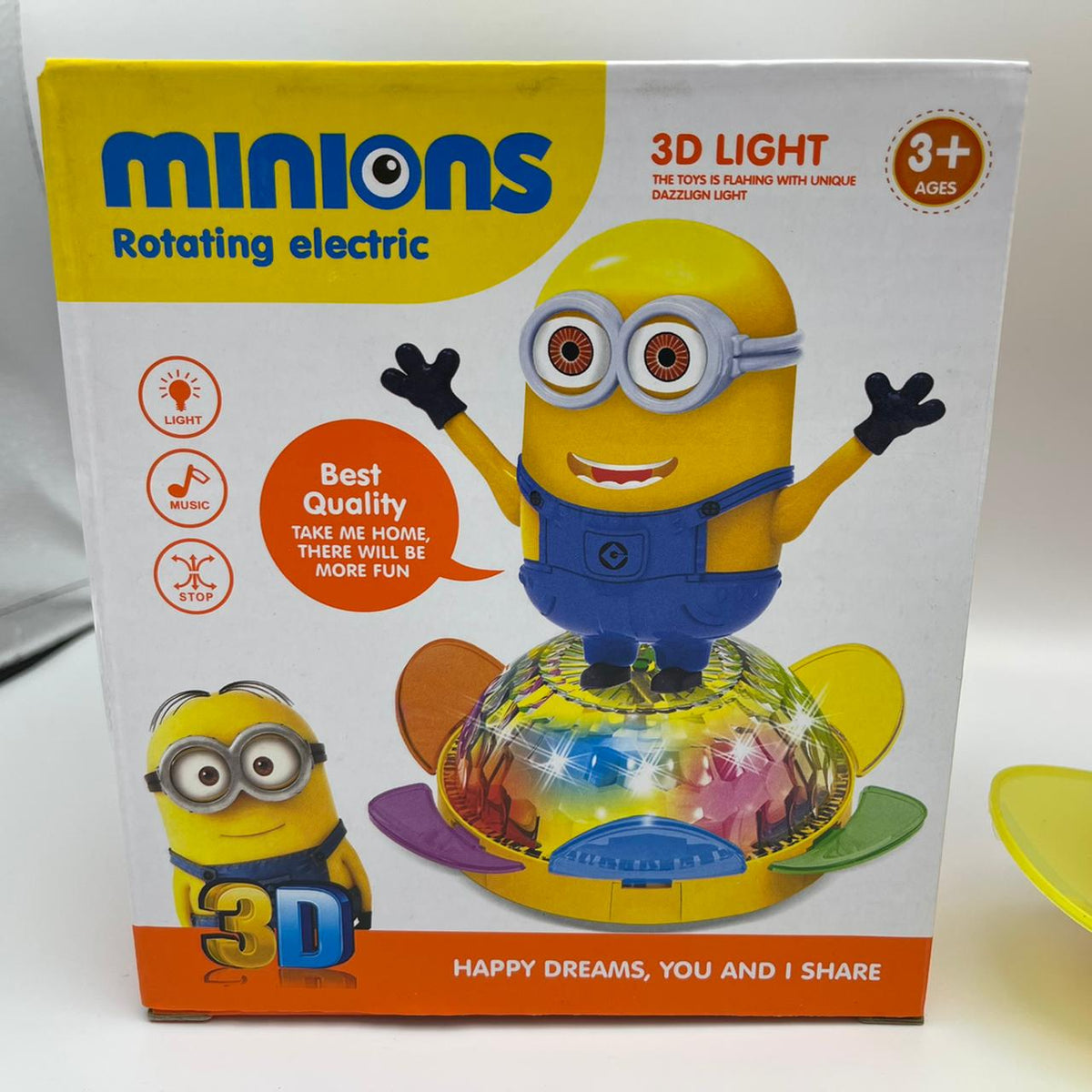 Minions - 3D Lights & Rotation