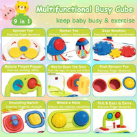 Multi-functional Montessori Busy Cube Toy