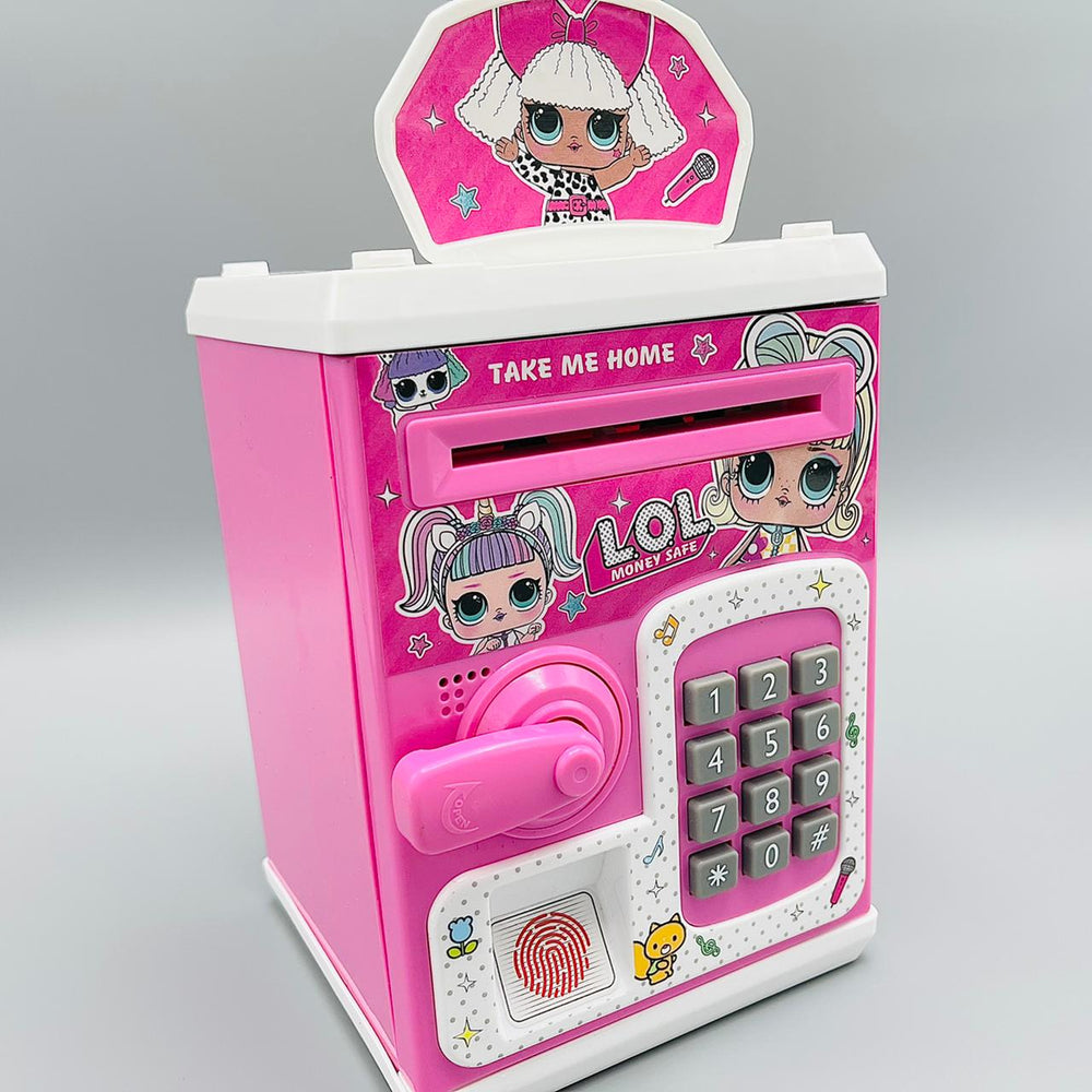LOL Piggy Bank ATM with Finger Print & Password Unlock
