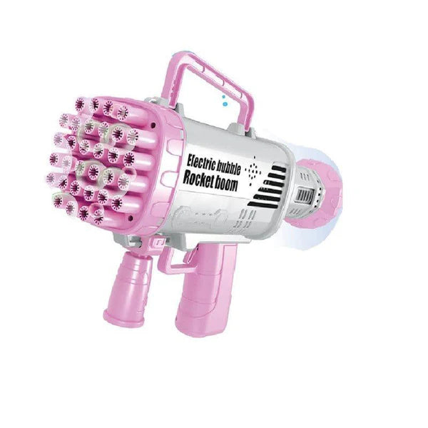 Rechargeable Rocket Launcher Colorful Bubble Gun