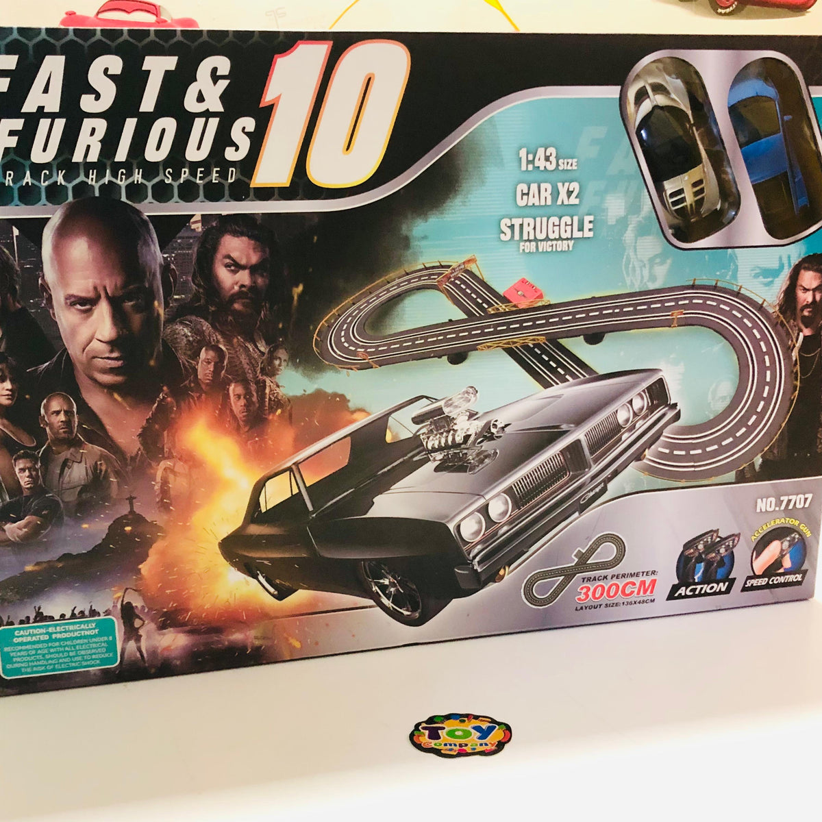 1:43 300cm Fast & Furious Top Turbo Racing Car Track Set