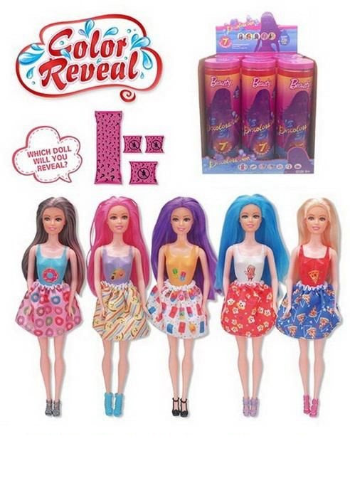 11.5* Inches Color Reveal Doll With 7 Surprises