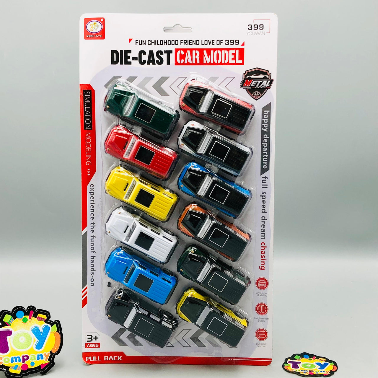 12Pcs Diecast Mini Pullback Mercedes Models