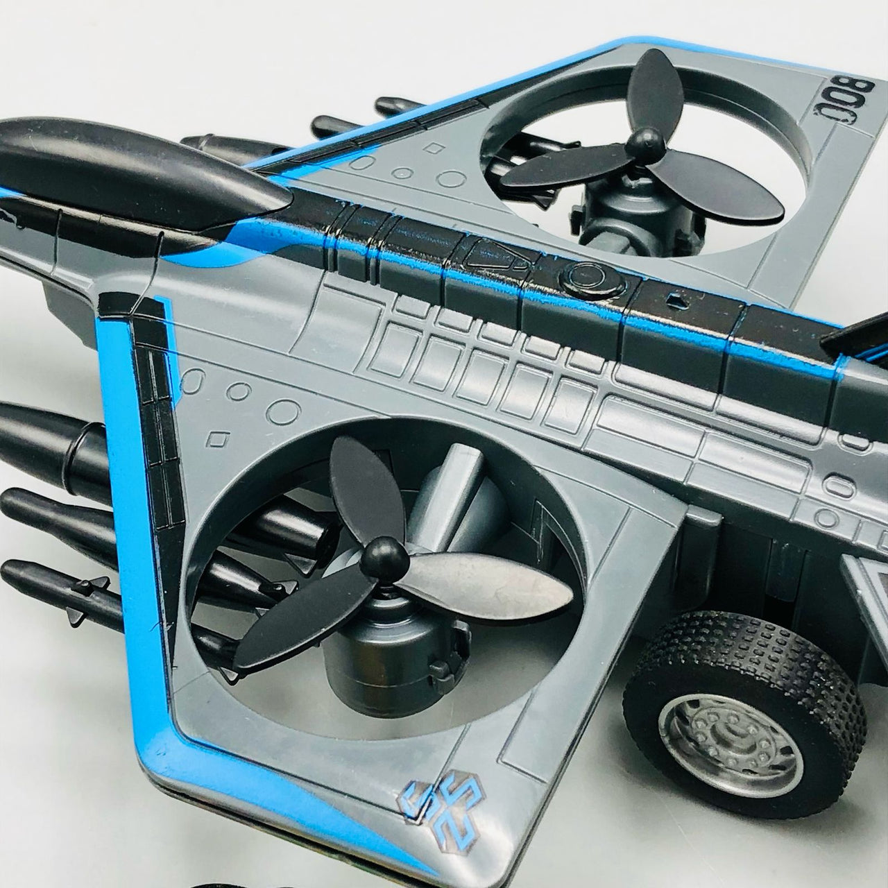 1Pc ABS Inertial Fighter Plane Toy