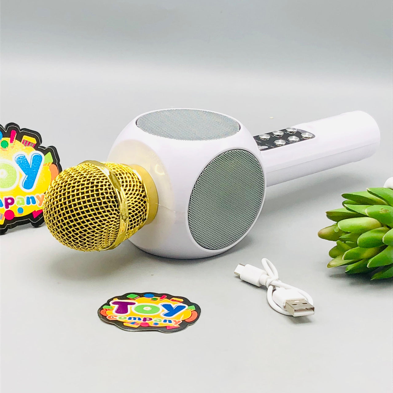 Rechargeable Labubu Handheld Bluetooth Microphone