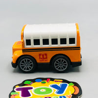 1Pc Diecast Mini Pullback School Bus