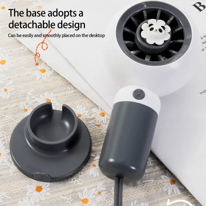 Rechargeable Cartoon Turbine Cooling Fan - Assortment