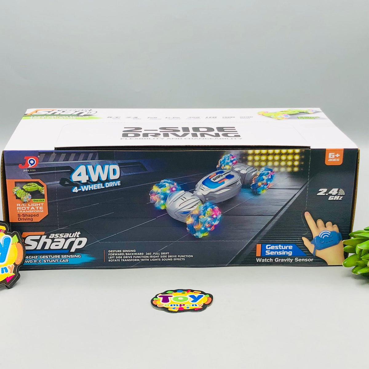 2.4GHz Remote & Gesture Control Sharp Stunt Car
