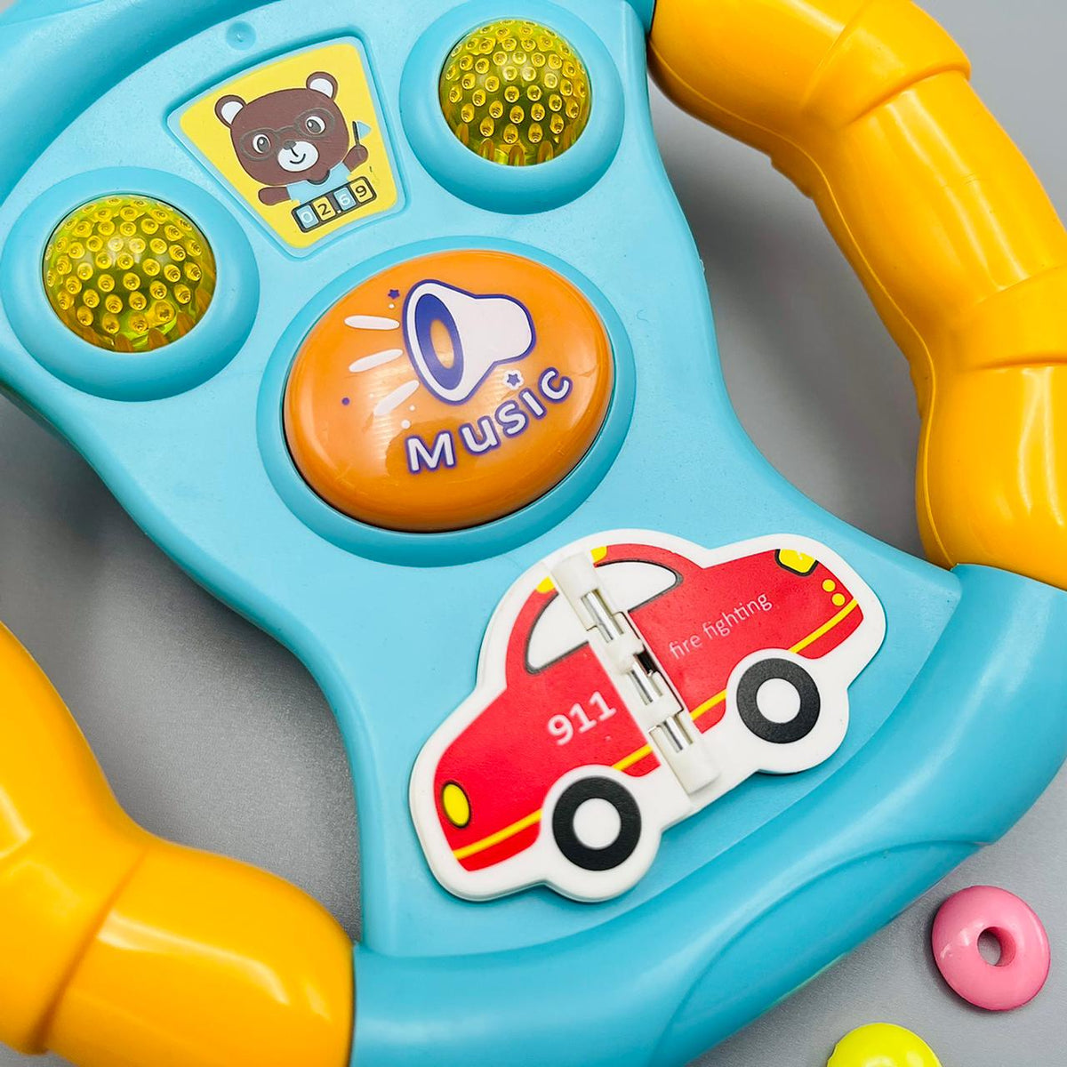 Music Party Set - Bunny Car & Steering Wheel