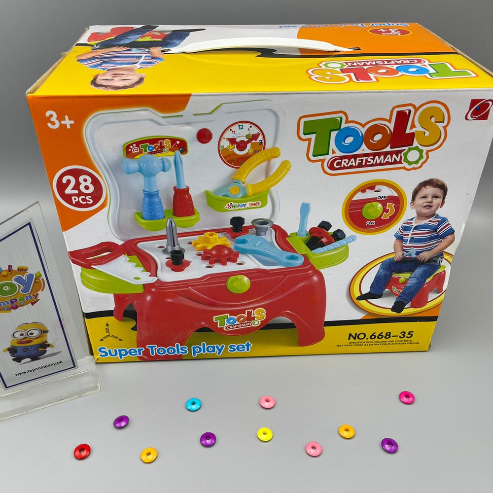 2 in 1 Sitting Chair & Tools Set