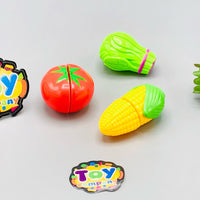 17Pcs Pretend Play Vegetable & Fruit Cutting Set