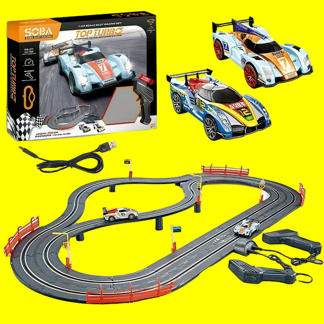 1:43 300cm DIY Top Turbo Car Racing Track Set