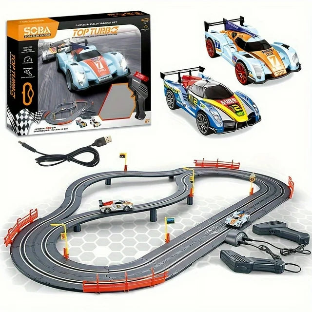 300cm DIY Top Turbo Car Racing Track Set