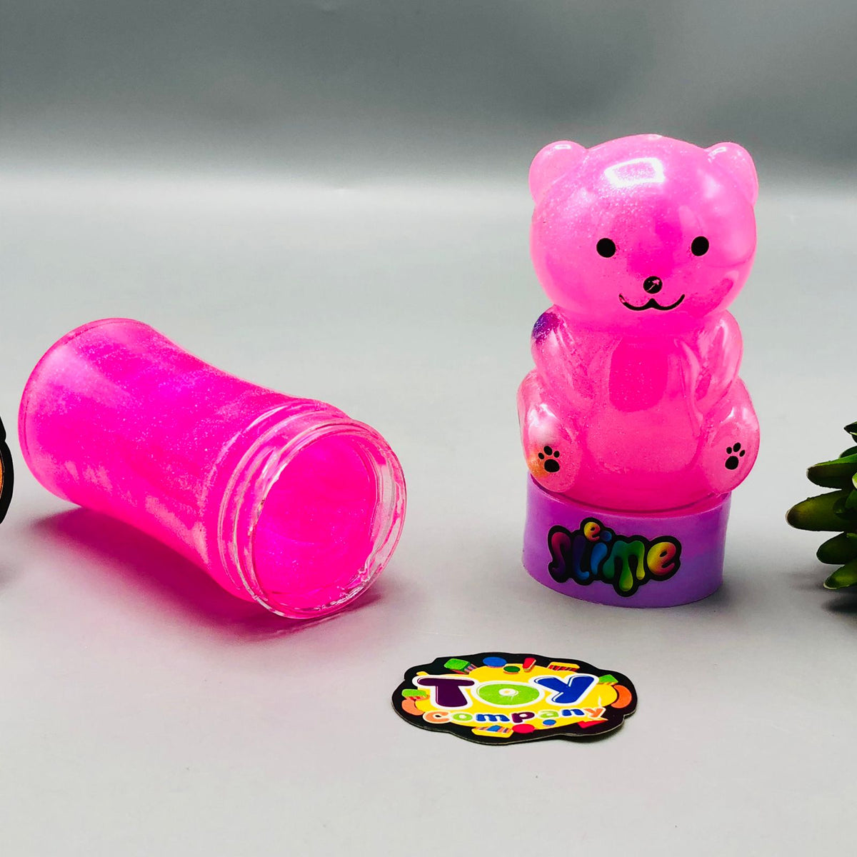 1Pc Bear Crystal Slime Mud Bottle