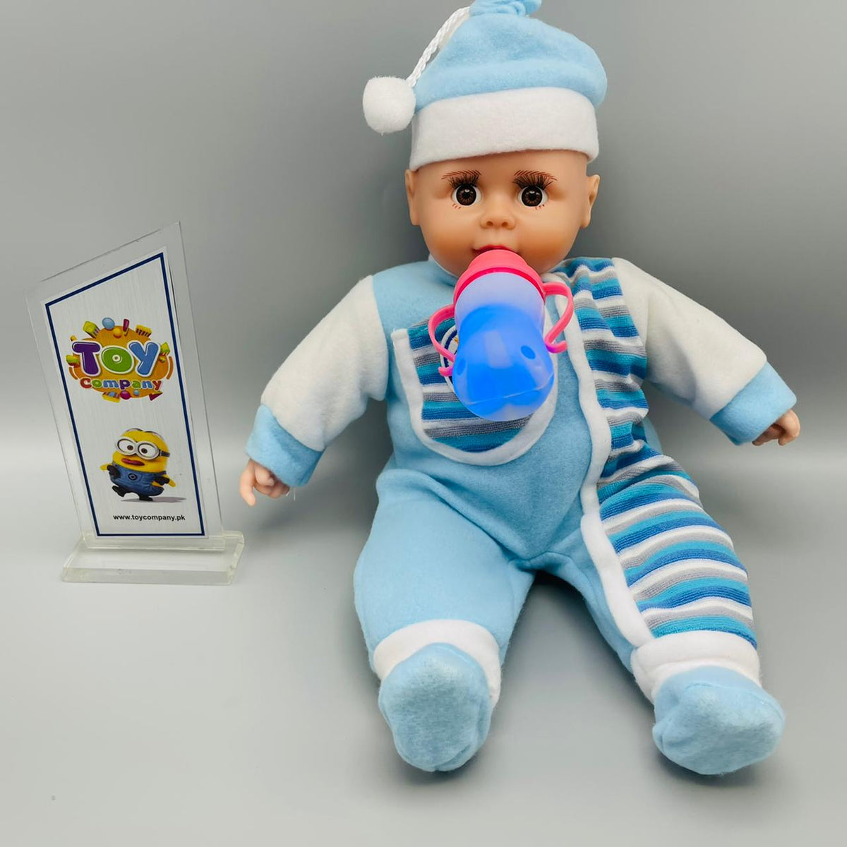 Stuffed Baby Boy with Feeder