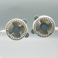 Rechargeable Two Wind Speed Neck Fan
