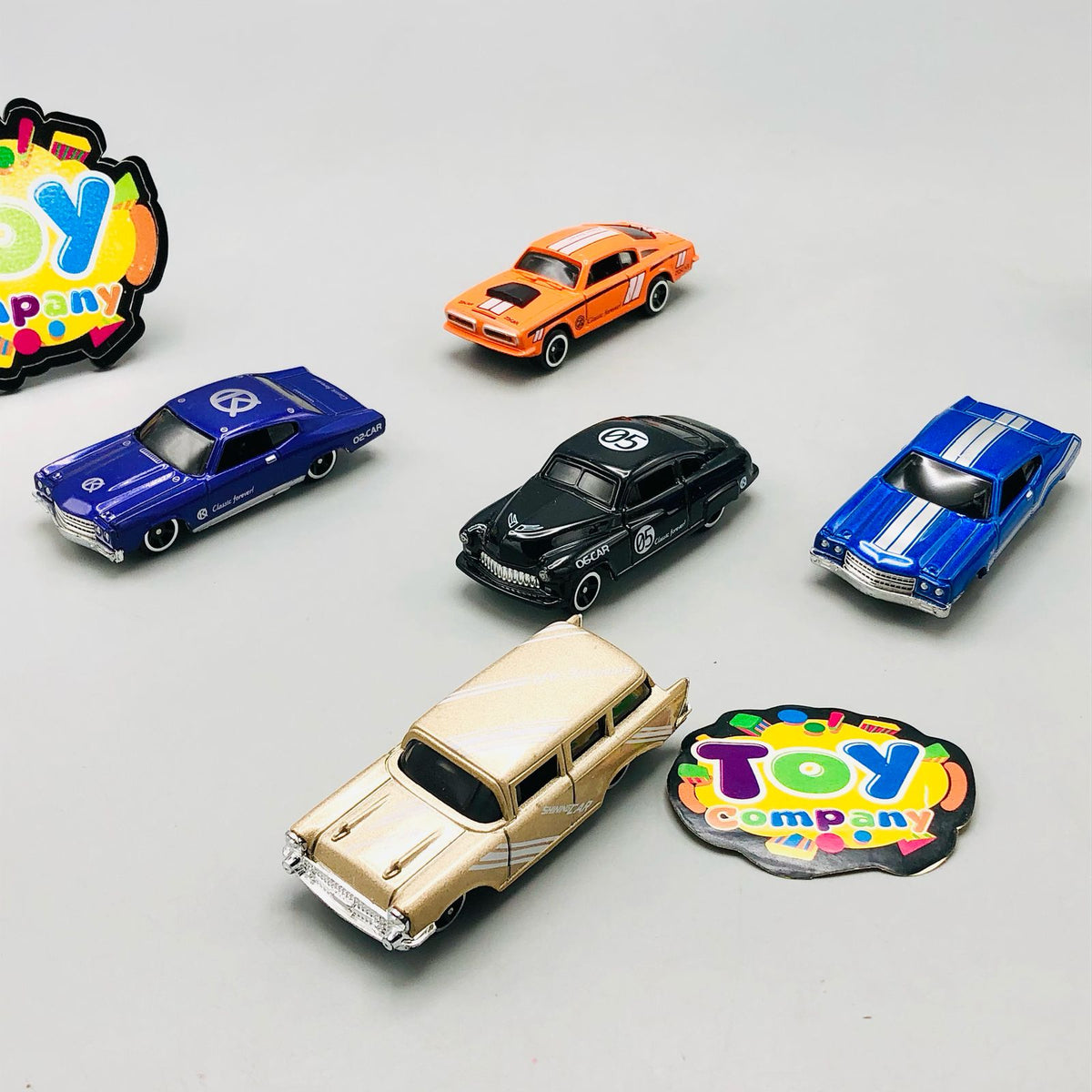 1:64 Diecast Fast Wheels Racing Cars Set - 5Pcs