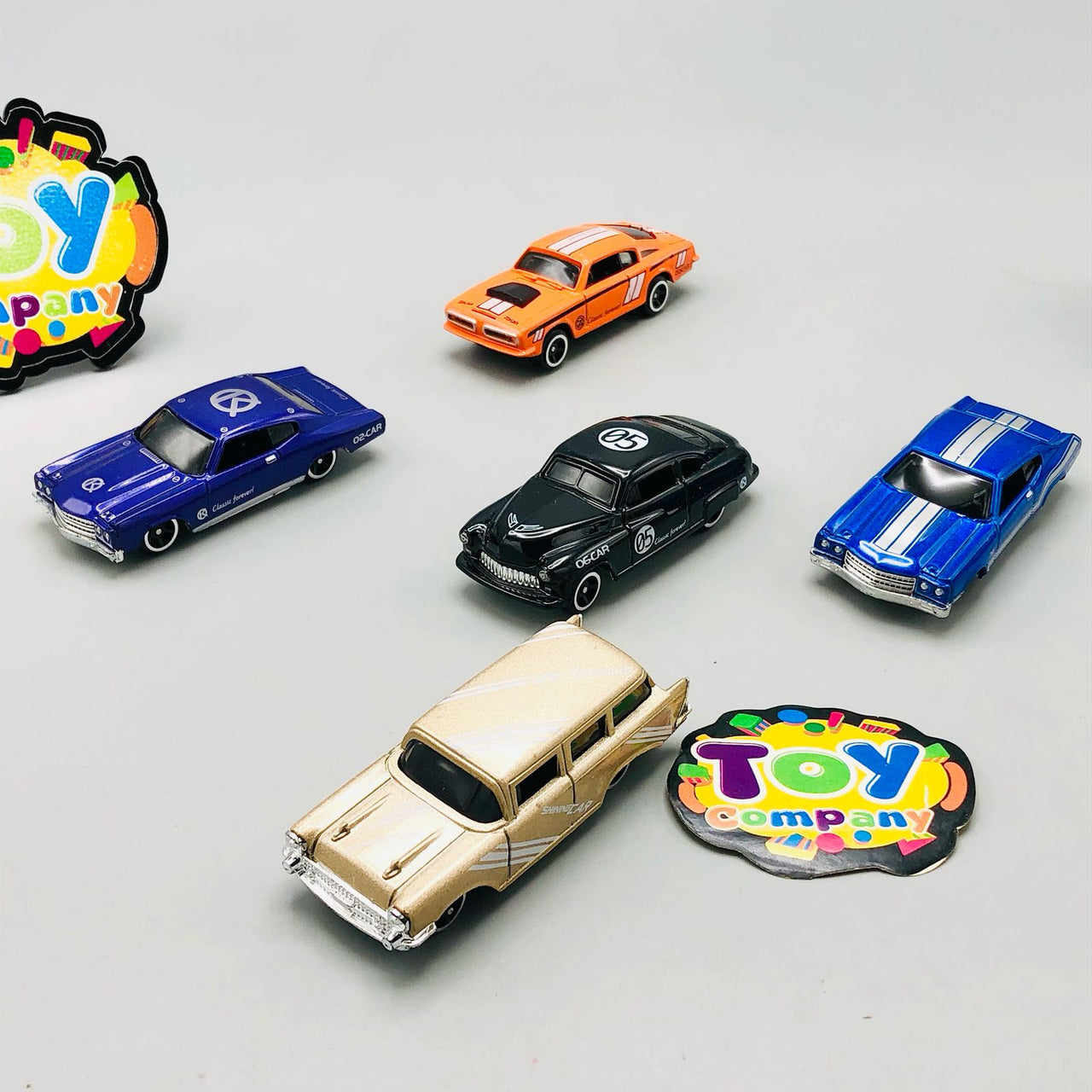 1:64 Diecast Fast Wheels Racing Cars Set - 5Pcs