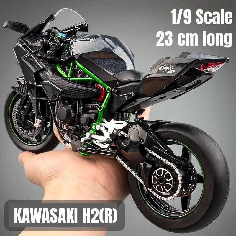 1:9 Diecast Kawasaki Ninja H2R Model Bike