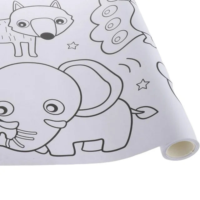 Kids Drawing Art Paper Roll Educational Tool