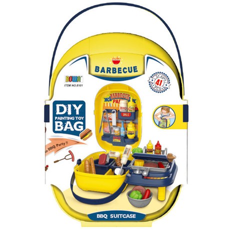 Bowa's Barbecue Suitcase - Painting Toy Bag