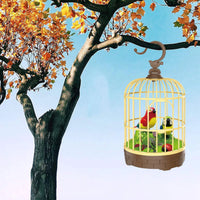 Electric Beautiful Parrot Cage With Chirping Music