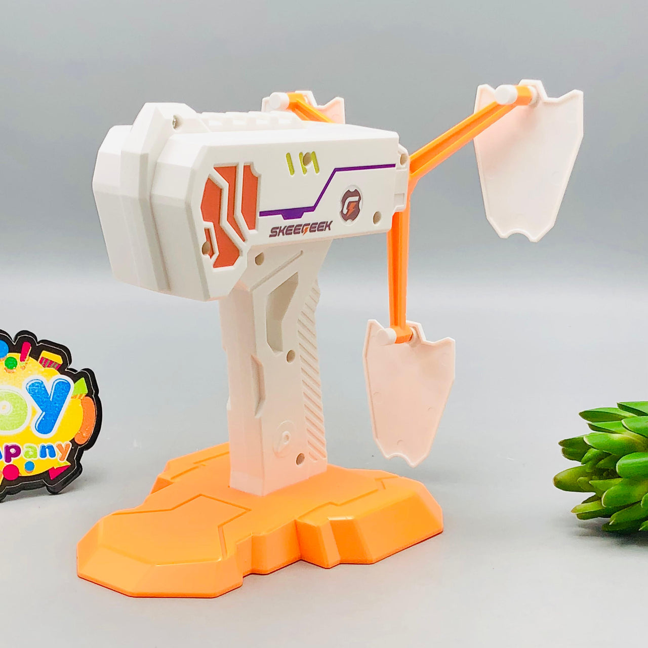 Manual Super Shoot Soft Bullet Gun With Rotating Target
