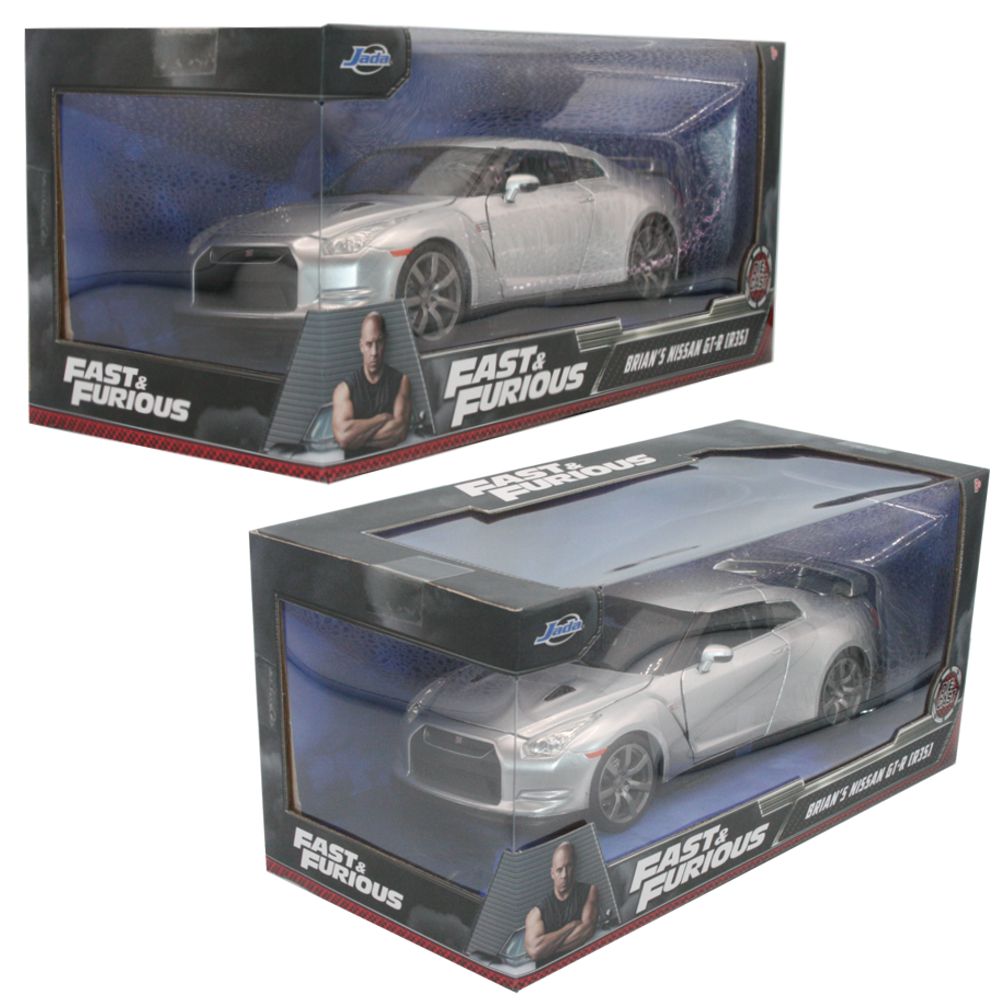 Jada 1:24 Diecast Fast & Furious Brian's Nissan GTR R35