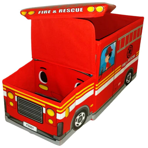 Kids Foldable Storage Box - Fire & Rescue Design
