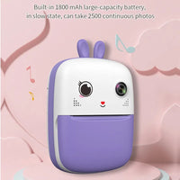 Kids Cartoon Shape Instant Digital Thermal Printing Camera