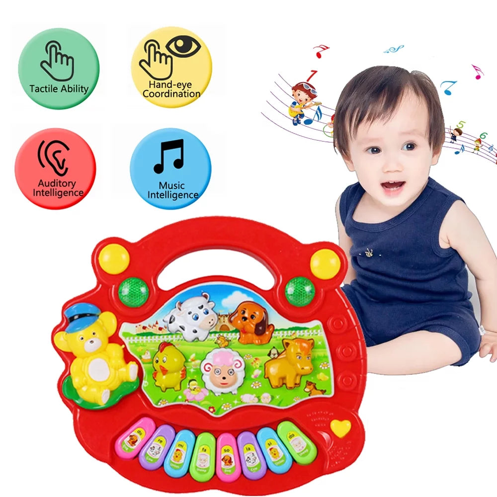 Multi-function Animal Farm Baby Piano
