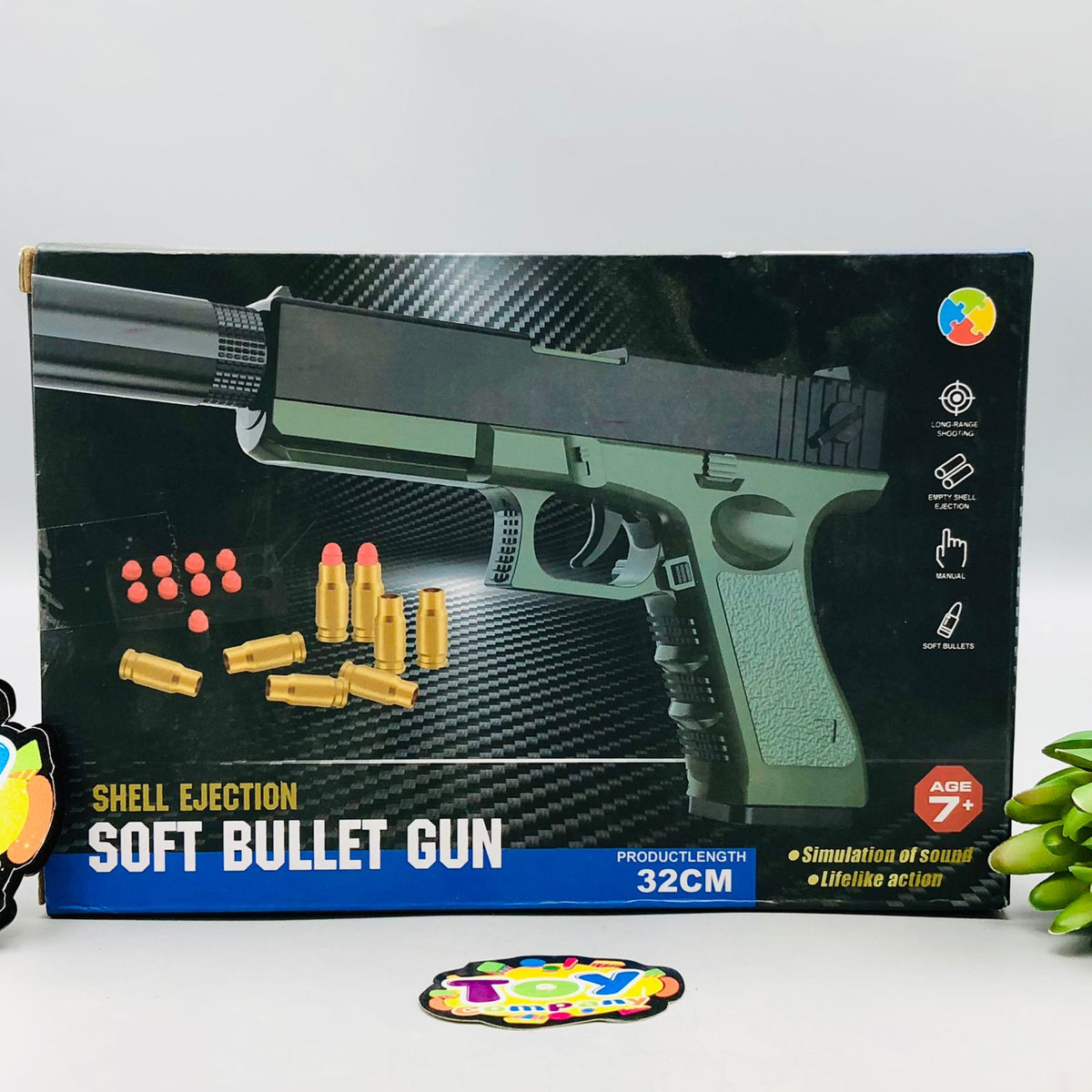 Manual Load-it Gun Glock With Shell Ejection - Without Bullets