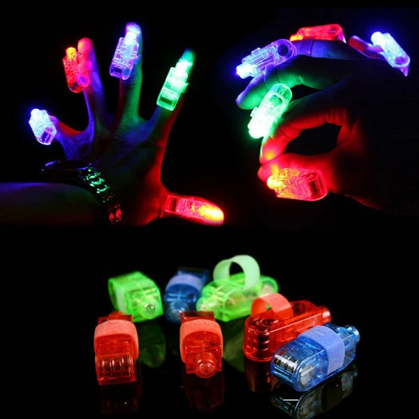4Pcs Finger Projector Laser Beam Toy