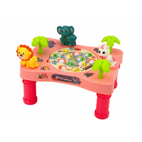 Electric Rotation Musical Zoo Fishing Game - Pink