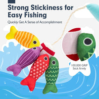 Montessori Pretend Play Cloth Fishing Set