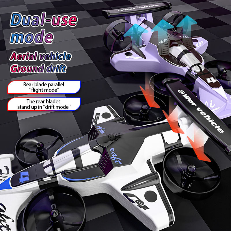 2.4GHz RC 2in1 Ground Drifting & Aerial Flying Aircraft
