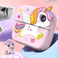 Kids Dual Camera Instant Digital Print Camera - Unicorn