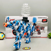 Rechargeable Gel Blaster Shooting Gun With Googles - Blue