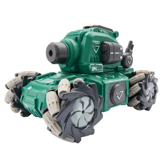 2.4G RC Gel Blaster  Shooting Tank With Smoke