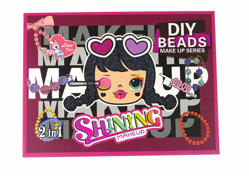 2in1 Shinning DIY Beads & Makeup Kit